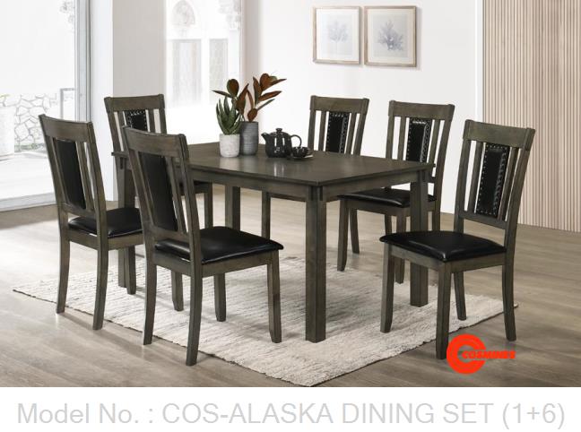 COS-ALASKA DINING SET (1+6)